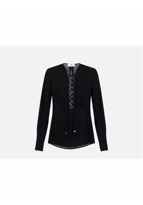camicia  con lacci ELISABETTA FRANCHI | Camicie | CA00351E2110